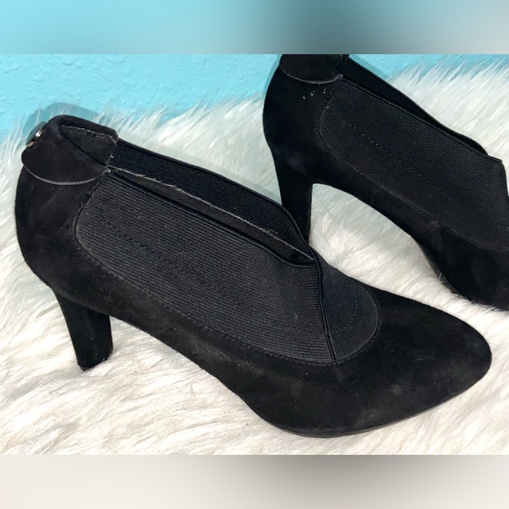 Anne Klein black dress heel size 8
